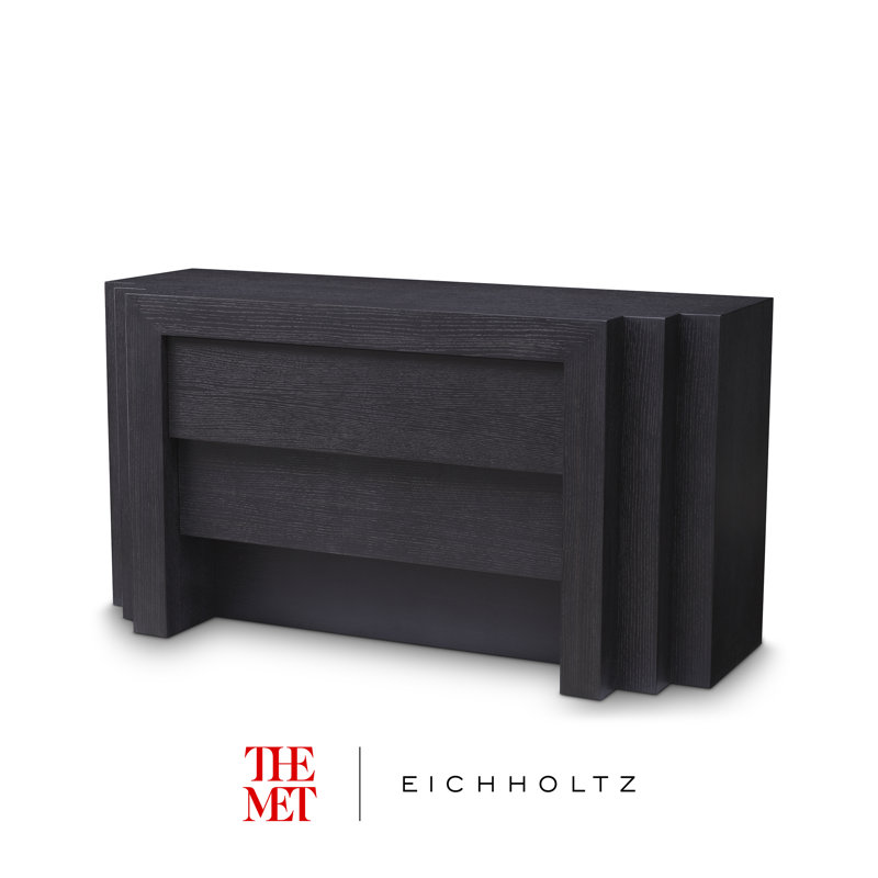 Commode 2 tiroirs The Met X Eichholtz, Gris
