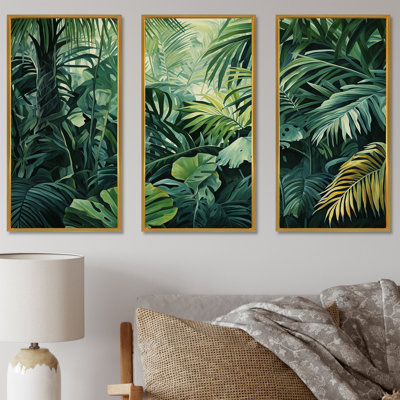 Jade, jungle épaisse, jungle de palmiers II