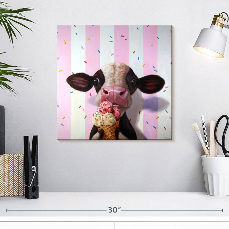 Ketti Mooo-Licieux, H 16 po x l 16 po