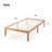 Kizer Contemporary Solid Wood Platform Bed-1387236636-1390863568