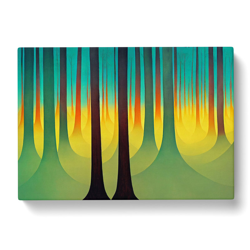 Gorgeous Abstract Forest - Wrapped Canvas, 35cm H x 50cm W x 3cm D