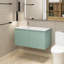 Meuble-lavabo simple 36 po avec plateau Baragrey