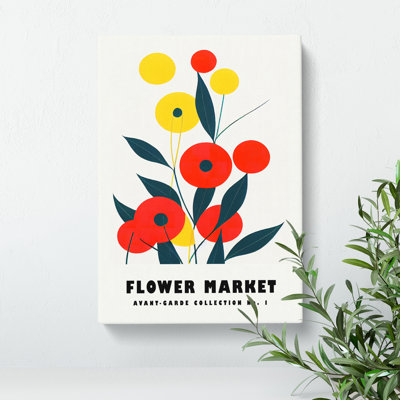 Avant Garde Flower Market Exhibition No.1 - Wrapped Canvas
