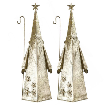Ensemble de 6 décorations de père Noël 6 x 3 x 16,3 po