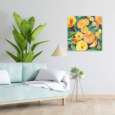 Summery Citrus Contemporary Art