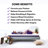Polysleep Wedge Pillow With Kulkote Cooling Layer - 100% Made In Canada With Antimicrobial Hybrid Foam - For Sleep Apnea, Acid Reflux, Snoring