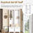 Hall Tree Coat Rack with Retro Handles, Seating Bench with Storage Drawers-977156587