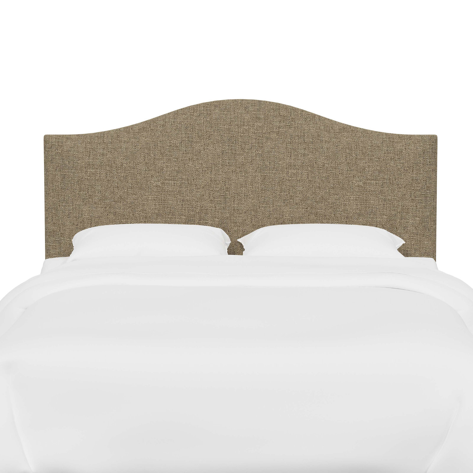 Hermosa Upholstered Panel Headboard, California King, Zuma Natural Textured Linen