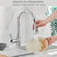 Robinet de cuisine à poignée simple rétractable