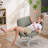 Cross-Legged Home Office Chair with Dynamic Airbag Back Support, Flip-Up Armrests-1332105232