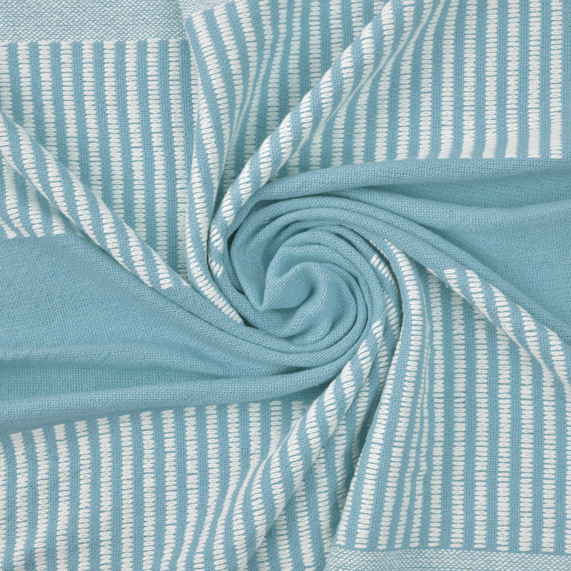 Couverture en coton , Bleu