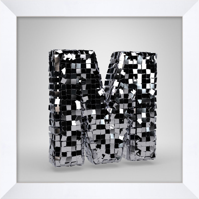 Disco Letter M Print by Mat Sanders