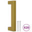 Metro Lane Cabinet Handles 20 Pcs Silver 480 Mm Stainless Steel-1882729599-1882729590