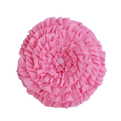 Ruffled Throw Pillow