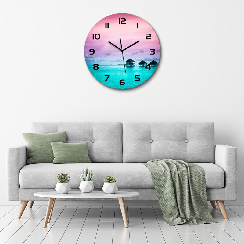 Jorill Glass Wall Clock