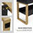 Quintonio Modern Console Table with Drawer, Storage Cabinet and Shelf-1466461204