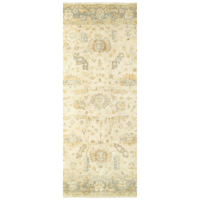 Presley Oriental Hand-Knotted Wool Beige/Gray Area Rug