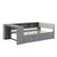 Lit plateforme double avec tablettes, tiroirs, station de charge et tête de lit tapissier-1978826796-1978826793