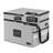 Fireproof Document Box With Lock, 2-Layer File Box Storage Organizer With 5 Tabs& Insert, Portable File Cabinet Storage Box With Handle For Hanging Letter/Legal Size Folder/Certificate, Silver Grey