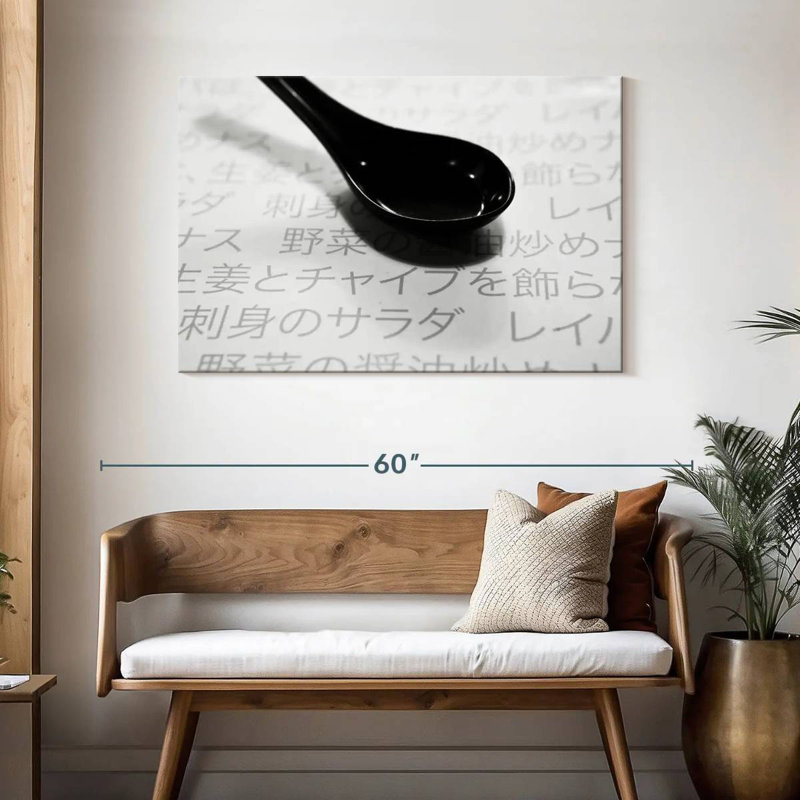 Senne Japanese Spoon, 30" H x 45" W