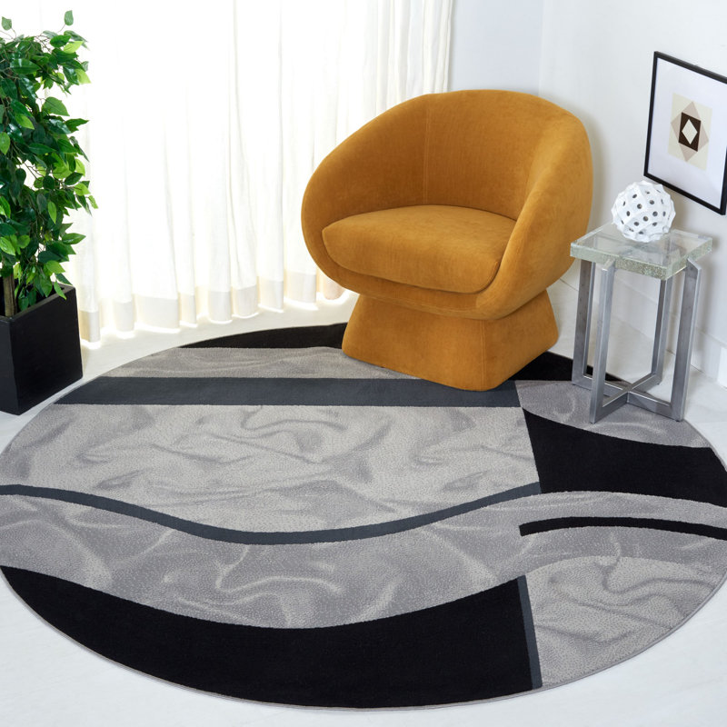 Tapis abstrait Guberman Performance, Rond 6 pi 7 po