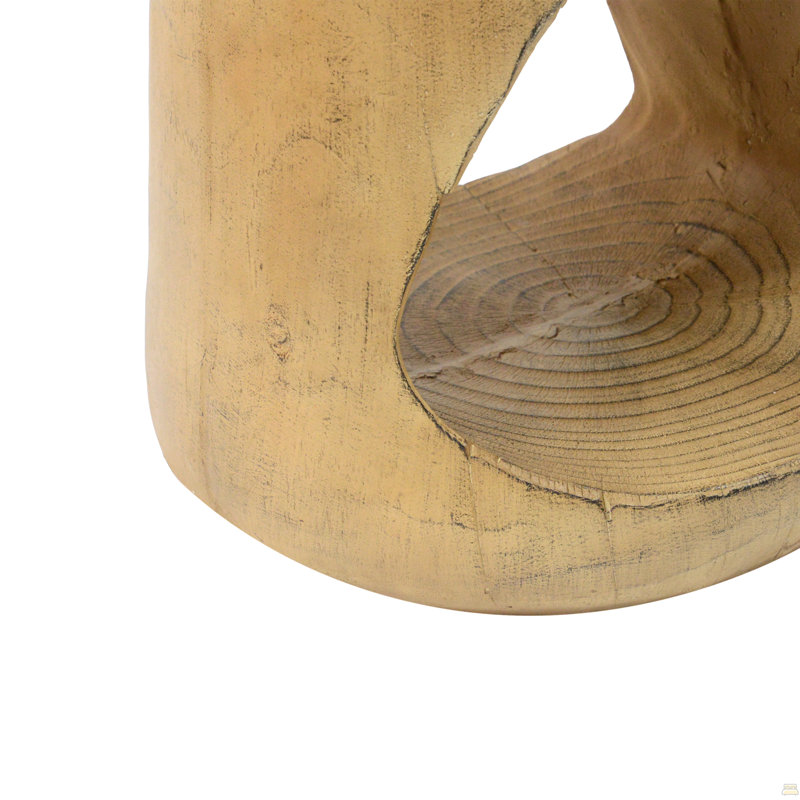 Table d'appoint Mgo Hollow, Naturel