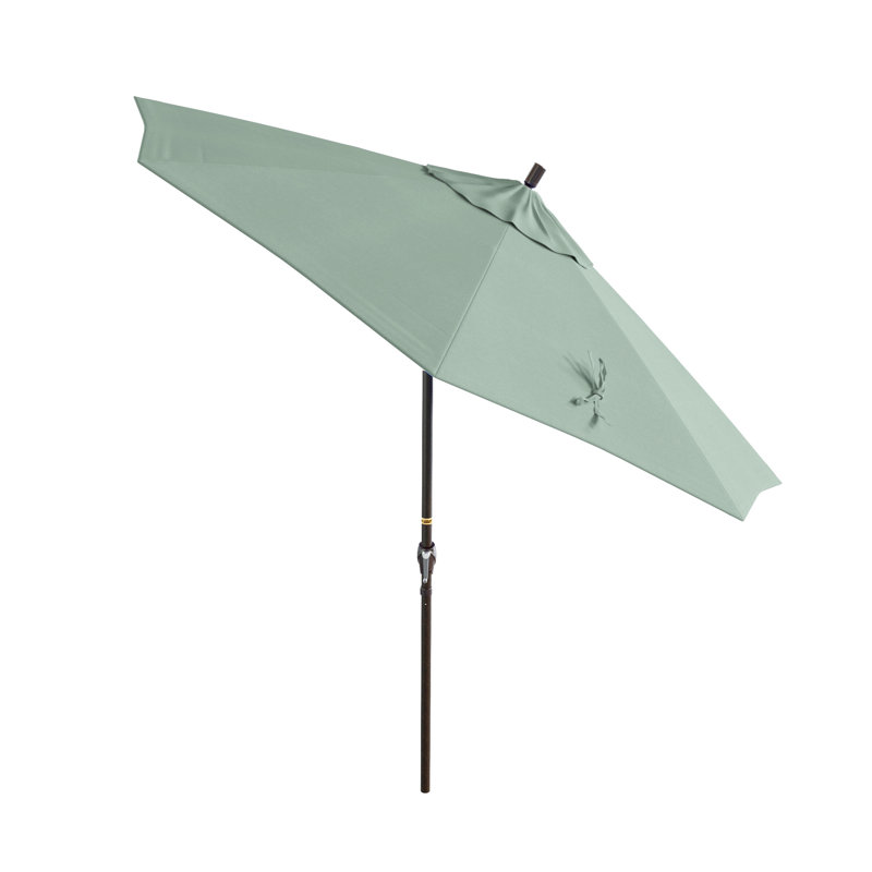 Parasol de marché 108 po Jeske, Tissage uni Sunbrella® palette brume