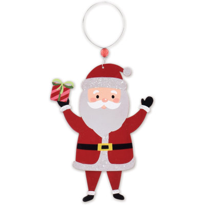 Santa Ornament - Set of 2