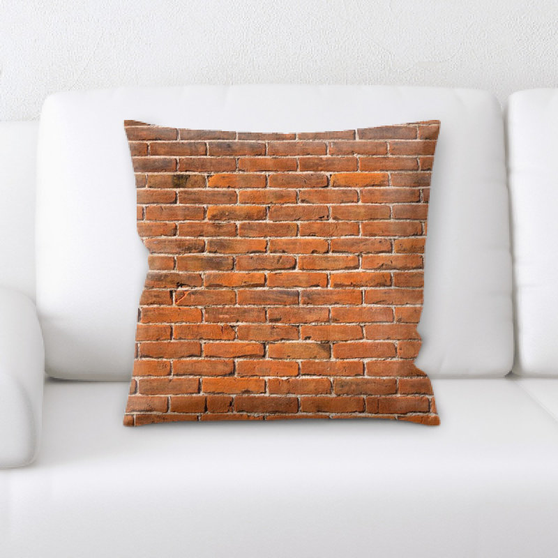 Coussin décoratif mural brique, Mur 2