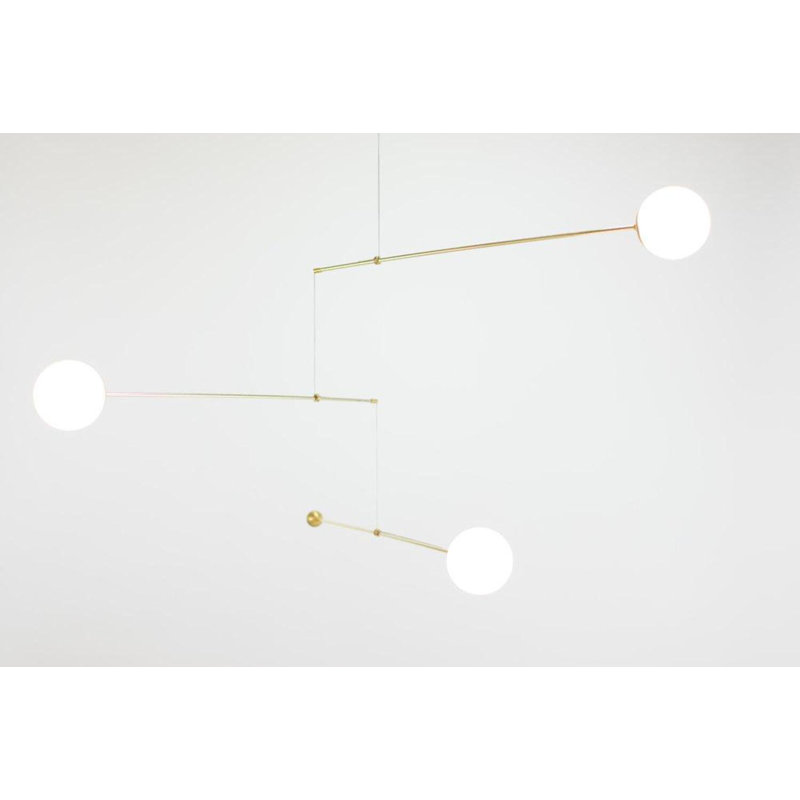 Mobile Chandelier, Brass