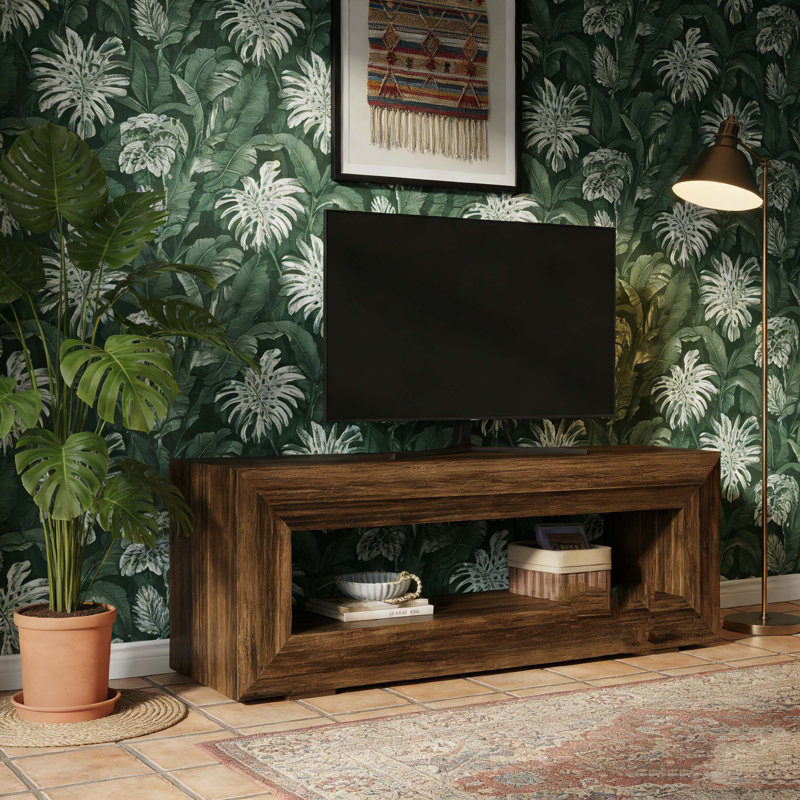 Farmhouse Wooden TV Stand Entertainment Centers Console Table