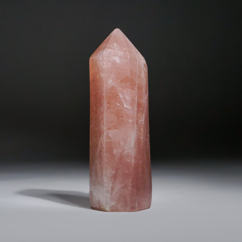 Rose Quartz Polished Point from Brazil (2 Lbs)