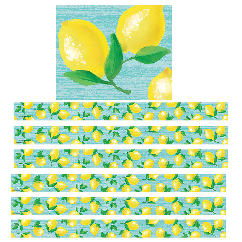 Bordure droite avec zeste de citron