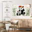 Couronne florale Brampt Pandas-107839812
