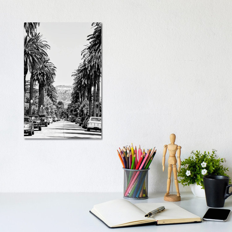 Downtown Los Angeles 1 Piece Wrapped Canvas Wall Art, 20.32 cm H x 30.48 cm W