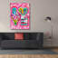  «Western Love» par Dean Russo, art mural sur toile, 40 po x 54 po