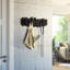 5-Hook Wall Mounted Coat Rack, Flip Down Hooks for Entryway, Bedroom, Office-578164053