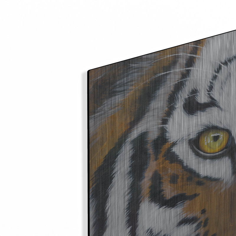 " Tiger Gaze " by Britt Hallowell, 36" H x 36" W