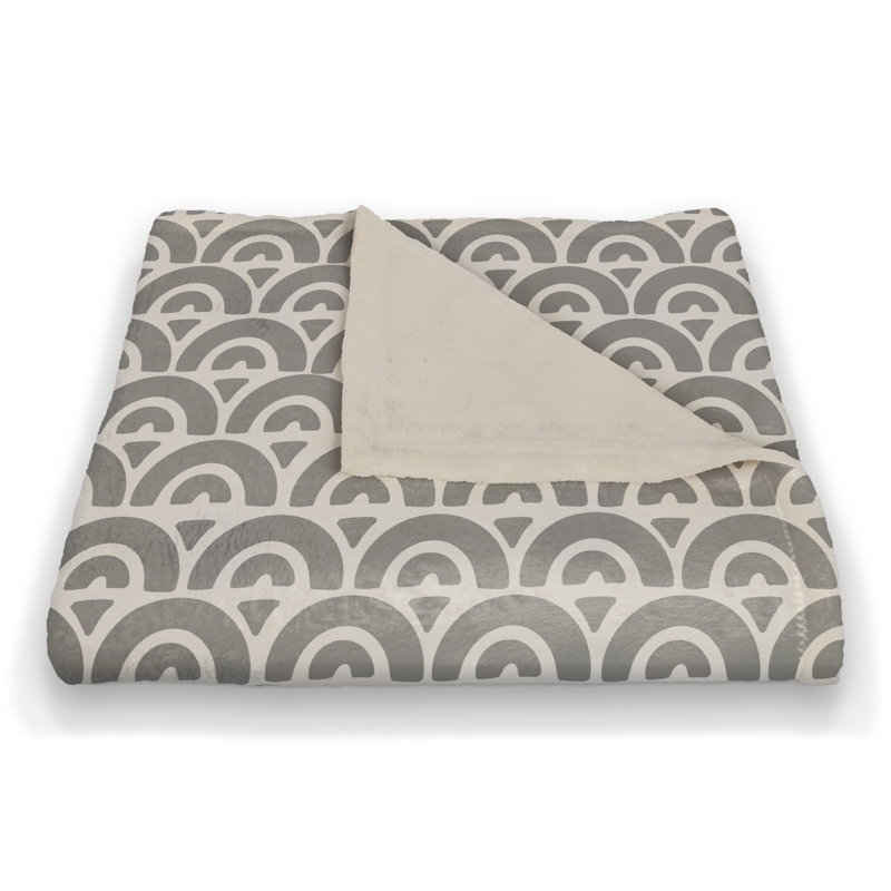 Hand Woven Throw Blanket, Gray