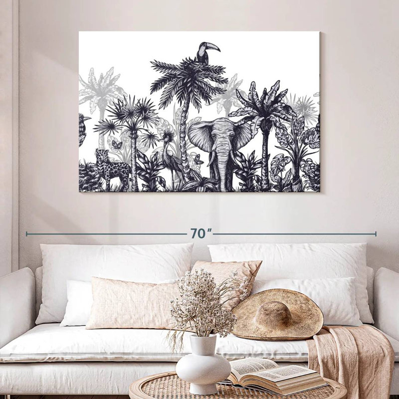 Brampt Jungle Euphoria, 32" H x 48" W