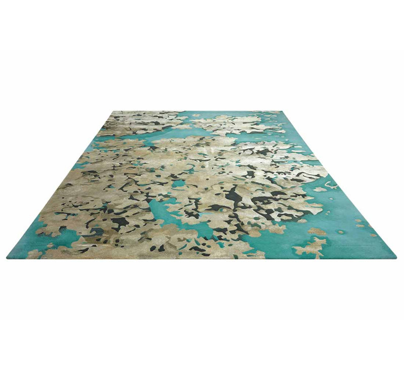 Annan Viscose Abstract Indoor Rug