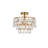 Stiner 3-Light Crystal Tiered Flush Mount-57281648-57281650