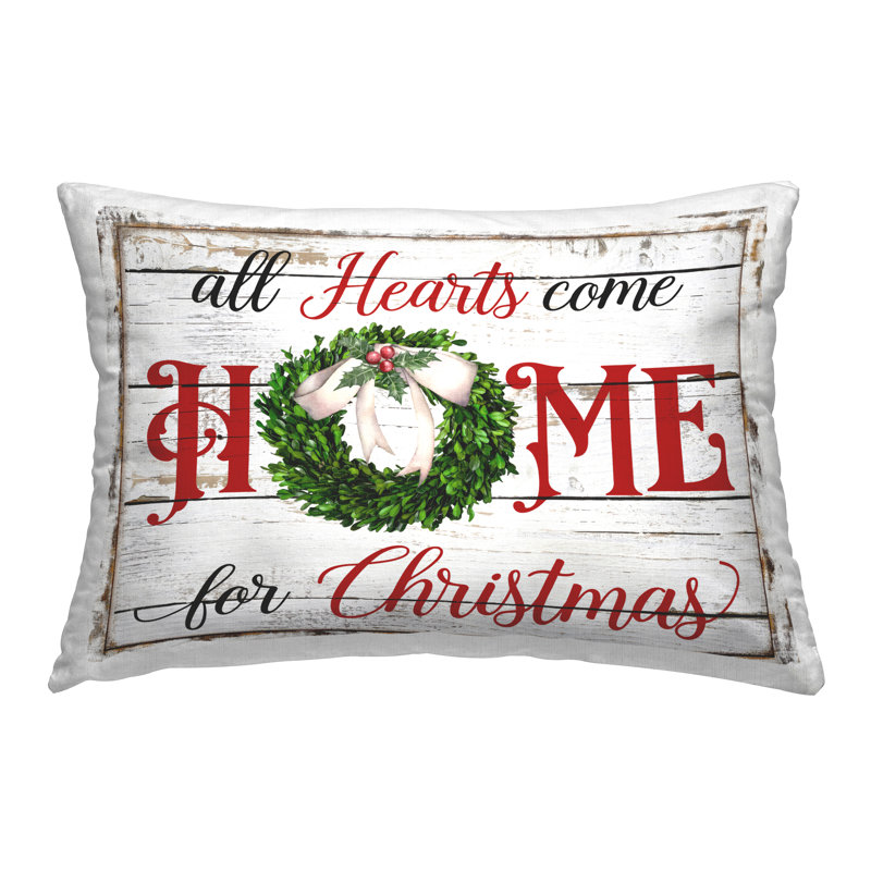 Coussin Hearts Home For Christmas