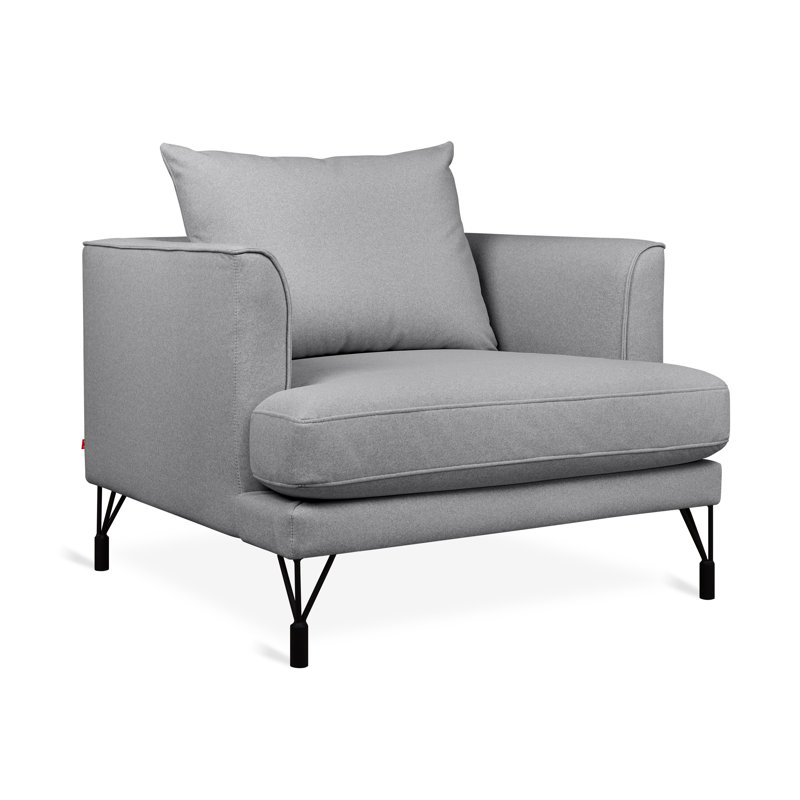 Highline Armchair, Merino Dapple 100% Polyester