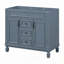 Meuble-lavabo 36 po sans lavabo supérieur, armoire seulement, armoire de rangement moderne avec 2 portes à fermeture douce et 2 tiroirs-115999354