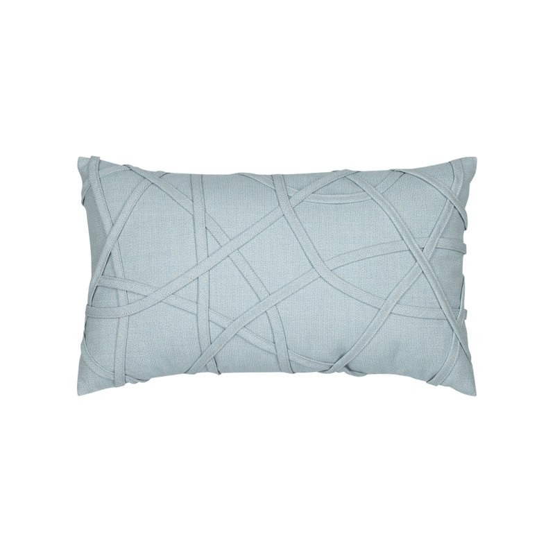 Illusion Indigo Rectangular Performance Pillow Cover & Insert, Blue