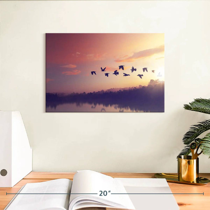 Brampt Birds Sunny Silhouette, 8" H x 12" W
