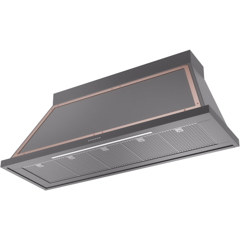 Hotte murale à conduit 60 pouces Nostalgie II ILVE Nostalgie II ILVE, Graphite mat / cuivre