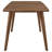 Meneses 5-piece Butterfly Leaf Dining Set Natural Walnut-1905596075