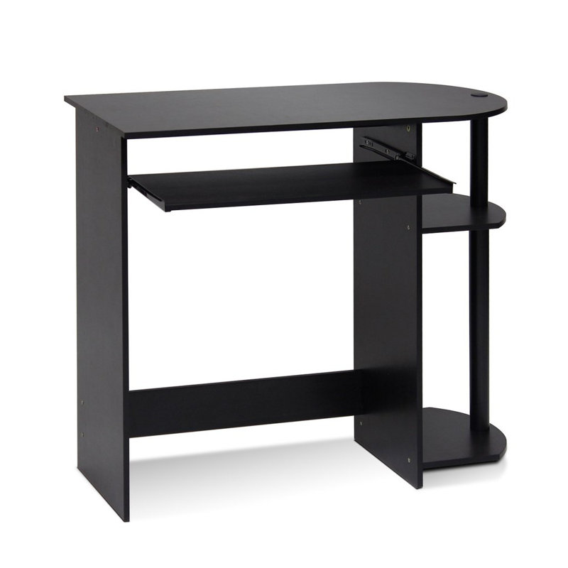 Ketterer Computer Desk, Espresso/Black